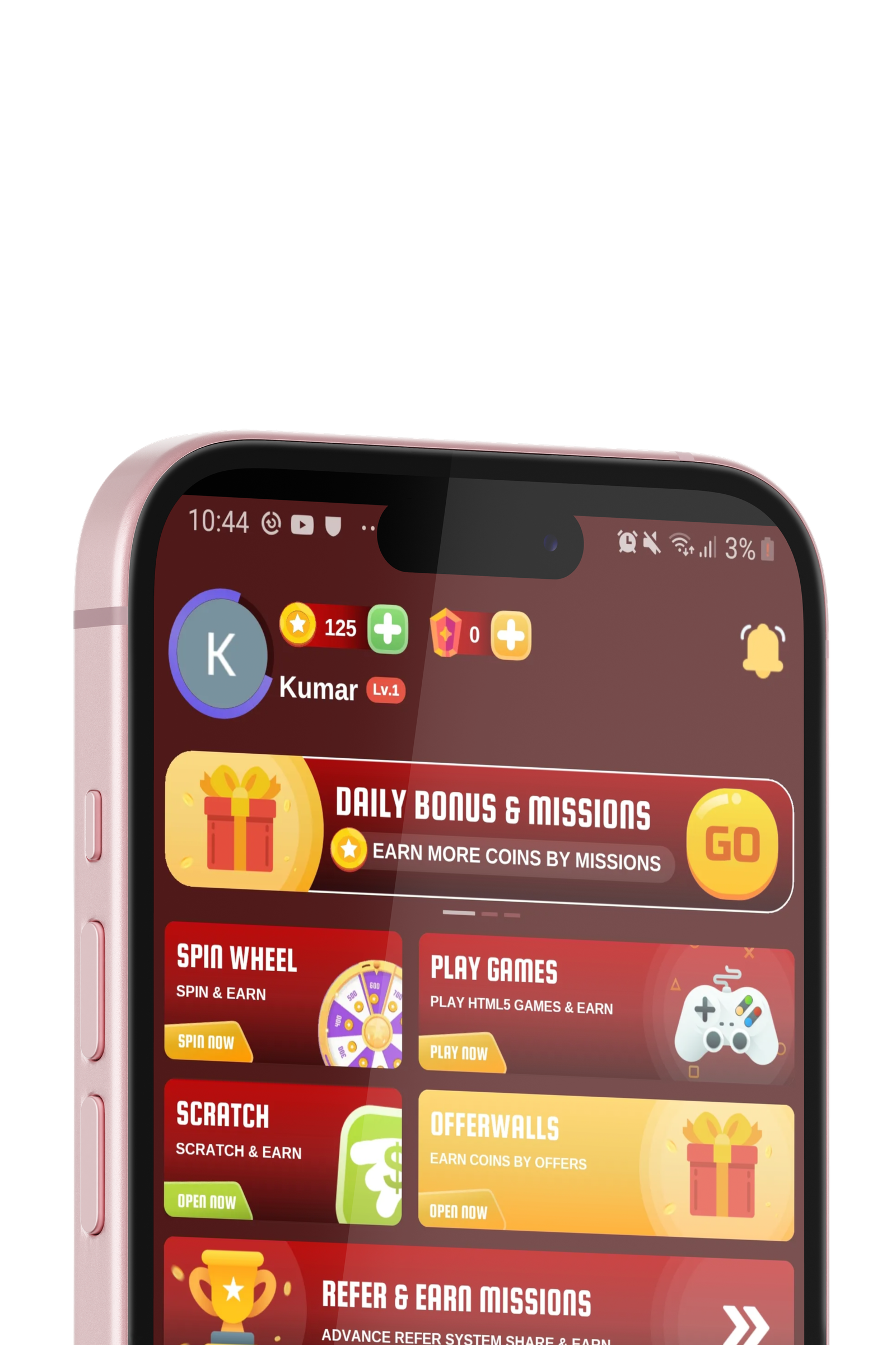 Goal Coins Reward app